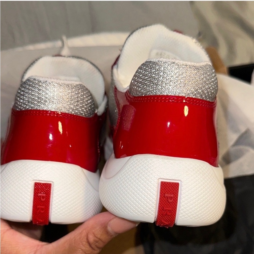 Prada America's Cup biker fabric sneakers - Picture 5 of 8